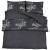 Set cu husă de pilotă, negru, 225x220 cm, bumbac GartenMobel Dekor