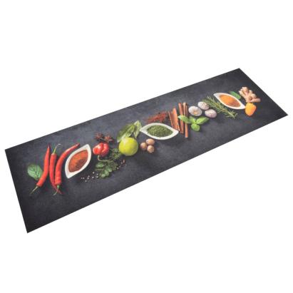 Covor de bucătărie lavabil Spices, 45x150 cm, catifea GartenMobel Dekor