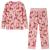 Pijamale pentru copii cu mâneci lungi roz deschis 116 GartenMobel Dekor
