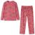 Pijamale pentru copii cu mâneci lungi roz fanat 140 GartenMobel Dekor