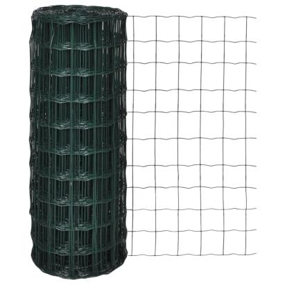 Euro gard, 25 x 1,0 m, oțel, verde GartenMobel Dekor