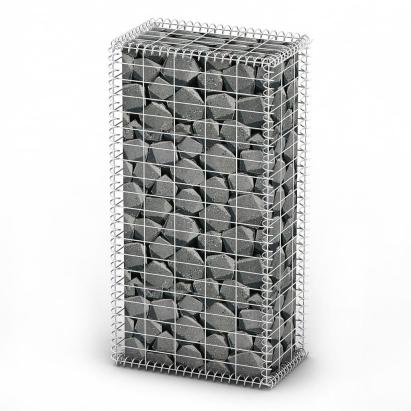 Coș gabion cu capace, sârmă galvanizată, 100 x 50 x 30 cm  GartenMobel Dekor