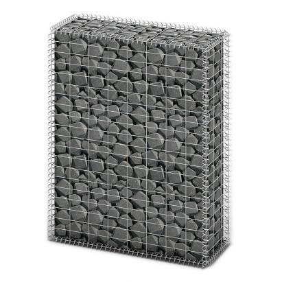 Coș gabion cu capace, sârmă galvanizată, 100 x 80 x 30 cm  GartenMobel Dekor