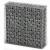 Coș gabion cu capace, sârmă galvanizată, 100 x 100 x 30 cm  GartenMobel Dekor
