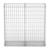 Coș gabion cu capace, sârmă galvanizată, 100 x 100 x 30 cm  GartenMobel Dekor