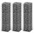 Set gabioane, 3 buc, sârmă galvanizată, 25 x 25 x 100 cm  GartenMobel Dekor