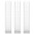 Set gabioane, 3 buc, sârmă galvanizată, 25 x 25 x 150 cm  GartenMobel Dekor