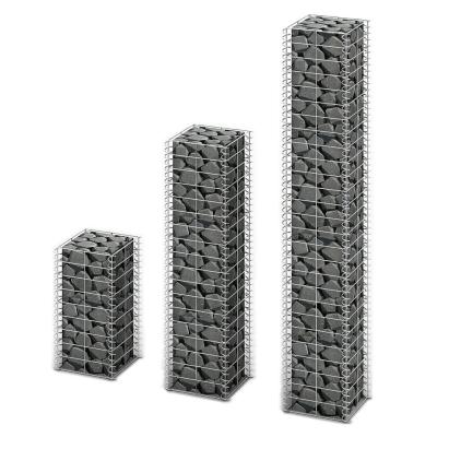 Set gabioane, 3 buc, sârmă galvanizată  GartenMobel Dekor