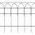 Gard delimitare grădină fier vopsit electrostatic 10 x 0,4 m GartenMobel Dekor
