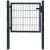 Poartă pentru gard 2D (simplă), gri antracit, 106x130 cm GartenMobel Dekor