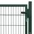 Poartă pentru gard 2D (simplă), verde, 106x130 cm GartenMobel Dekor