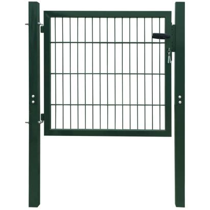 Poartă pentru gard 2D (simplă), verde, 106x130 cm GartenMobel Dekor