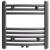 Radiator port-prosop încălzire centrală baie, curbat, 480x480 mm, gri GartenMobel Dekor