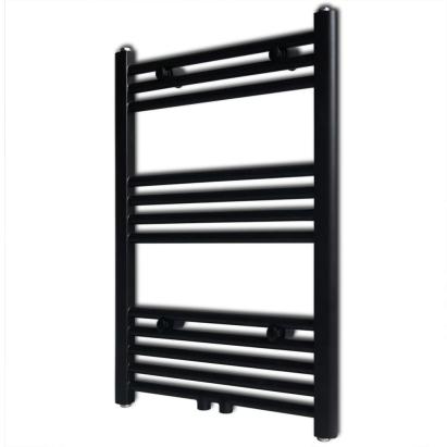 Radiator port-prosop încălzire centrală baie drept negru 500 x 764 mm GartenMobel Dekor