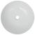 Chiuvetă de baie din ceramică, rotundă, 41,5 x 13,5 cm, alb GartenMobel Dekor