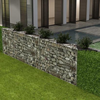 Coș gabion, 300 x 30 x 100 cm, oțel galvanizat GartenMobel Dekor