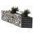 Coș gabion, 120 x 30 x 50 cm, oțel galvanizat GartenMobel Dekor