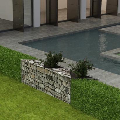 Coș gabion, 120 x 30 x 50 cm, oțel galvanizat GartenMobel Dekor