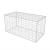 Coș gabion, 100 x 50 x 50 cm, oțel galvanizat GartenMobel Dekor