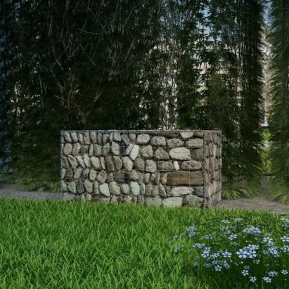 Coș gabion, 100 x 50 x 50 cm, oțel galvanizat GartenMobel Dekor