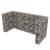 Gabion triplu îngrădire pubelă, oțel, 250 x 100 x 120 cm  GartenMobel Dekor