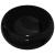 Chiuvetă de baie rotundă, negru, 40 x 15 cm, ceramică GartenMobel Dekor