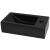 Chiuvetă cu orificiu robinet, negru, 46x25,5x12, ceramică  GartenMobel Dekor