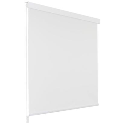 Roletă perdea de duș 140x240 cm Alb GartenMobel Dekor