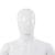 Corp manechin masculin, cu suport din sticlă, alb lucios 185 cm  GartenMobel Dekor