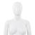 Corp manechin feminin, cu suport din sticlă, alb lucios, 175 cm  GartenMobel Dekor
