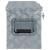 Cutie din aluminiu, 76,5 x 26,5 x 33 cm, argintiu GartenMobel Dekor