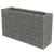 Strat înălțat gabion, 180 x 50 x 100 cm, oțel galvanizat GartenMobel Dekor