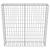 Perete gabion cu capace, oțel galvanizat, 100 x 20 x 100 cm GartenMobel Dekor