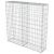 Perete gabion cu capace, oțel galvanizat, 100 x 20 x 100 cm GartenMobel Dekor