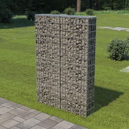 Perete gabion cu capace, 100 x 20 x 150 cm, oțel galvanizat GartenMobel Dekor