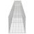 Gabion perete cu capace, 600 x 50 x 50 cm, oțel galvanizat GartenMobel Dekor