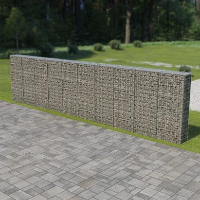 Perete gabion cu capace, 600 x 30 x 150 cm, oțel galvanizat GartenMobel Dekor