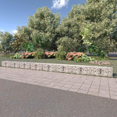 Perete gabion cu capace, 900 x 50 x 50 cm, oțel galvanizat GartenMobel Dekor