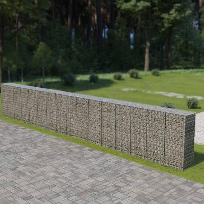 Perete gabion cu capace, 900 x 50 x 150 cm, oțel galvanizat GartenMobel Dekor