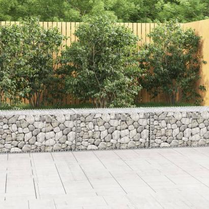 Perete gabion cu capace, 300 x 50 x 50 cm, oțel galvanizat GartenMobel Dekor