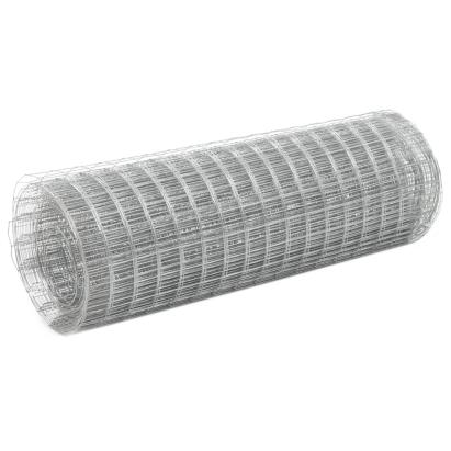 Plasă de sârmă găini, argintiu, 10 x 0,5 m, oțel galvanizat GartenMobel Dekor