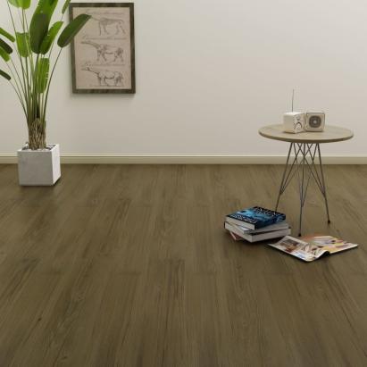 Plăci autoadezive pardoseală maro PVC 4,46 m² 3 mm   GartenMobel Dekor