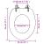 Capac WC cu închidere silențioasă, MDF, design New York GartenMobel Dekor