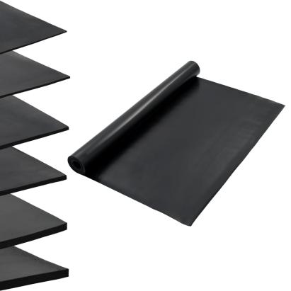 Covor de cauciuc anti-alunecare, 1,2 x 5 m, 2 mm, neted GartenMobel Dekor