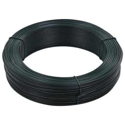 Fir tensionare pentru gard 250 m 1,6/2,5 mm verde închis, oțel GartenMobel Dekor
