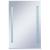 Oglindă cu LED de perete pentru baie, cu raft, 60 x 80 cm GartenMobel Dekor