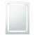 Oglindă cu LED de baie, cu senzor tactil, 60 x 80 cm GartenMobel Dekor