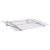 Copertină de ușă argintiu și transparent 120x90 cm policarbonat   GartenMobel Dekor