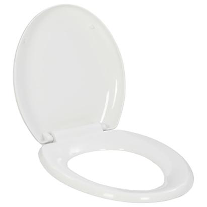Capac WC cu închidere silențioasă, eliberare rapidă, alb GartenMobel Dekor