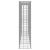 Perete gabion cu capace, 300 x 50 x 200 cm, oțel galvanizat GartenMobel Dekor